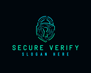 Digital Security Lock logo design