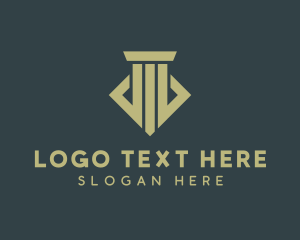 Lawyer - Modern Professional Pillar logo design