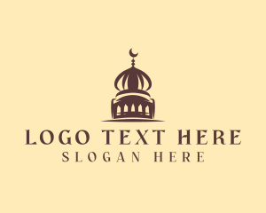 Dome - Islamic Dome Mosque logo design