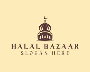 Islamic Dome Mosque logo design