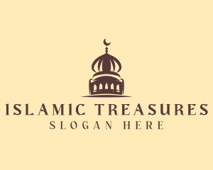 Islamic Dome Mosque logo design