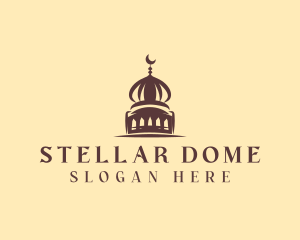 Islamic Dome Mosque logo design