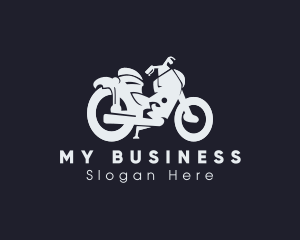 Transportation Motorcycle Rider Logo