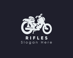 Transportation Motorcycle Rider Logo