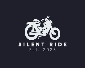 Transportation Motorcycle Rider logo design