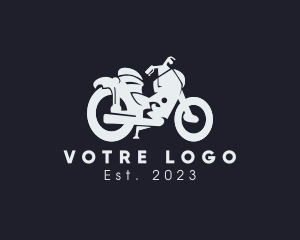 Rider - Transportation Motorcycle Rider logo design