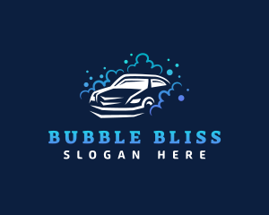 Bubble - Car Cleaning Bubble logo design