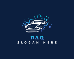 Disinfection - Car Cleaning Bubble logo design