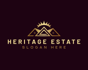 Estate - Elegant Real Estate Architecture logo design