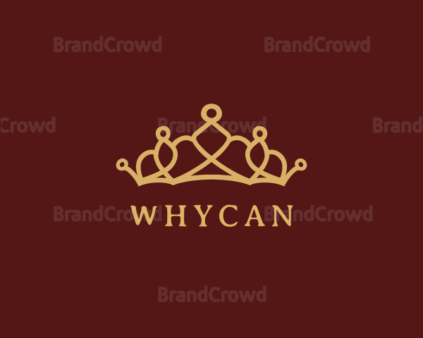 Ornate Crown Tiara Logo