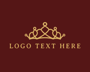 Style - Ornate Crown Tiara logo design