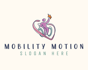 Disabled Wheelchair Foundation logo design