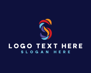 Creative Media Startup Letter S logo design