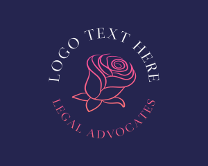 Rose Feminine Bloom Logo