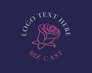 Event Styling - Rose Feminine Bloom logo design