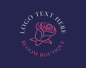 Bloom - Rose Feminine Bloom logo design