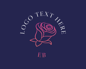 Flowering - Rose Feminine Bloom logo design