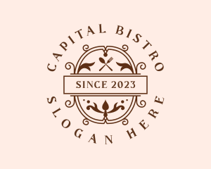 Elegant Restaurant Bistro logo design