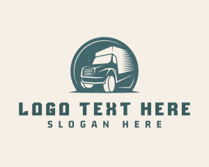Vintage - Logistics Delivery Truck logo design
