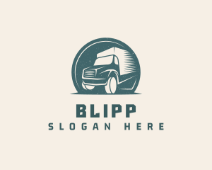 Trailer - Logistics Delivery Truck logo design