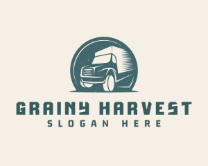 Grainy - Logistics Delivery Truck logo design