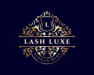 Luxury Shield Ornament logo design