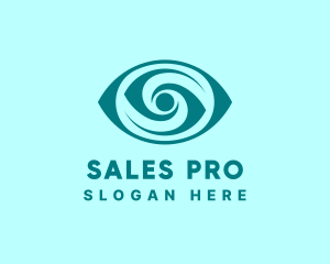 Eye Letter S Business logo design