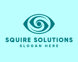 Eye Letter S Business logo design