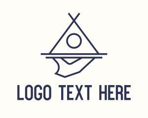 Fast Food - Tent Camping Food logo design