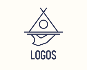 Eatery - Tent Camping Food logo design