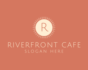 Retro Sun Cafe  logo design