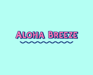 Aloha - Wave Beach Coast Surfing logo design