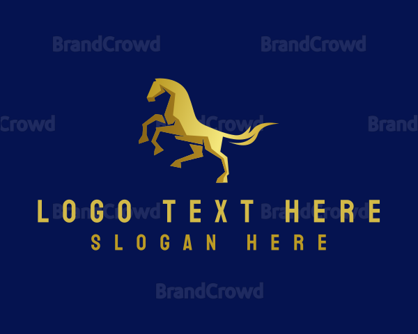 Luxury Horse Stallion Logo