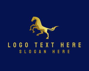 Horse - Luxury Horse Stallion logo design