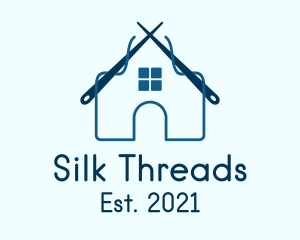 Blue Yarn House  logo design