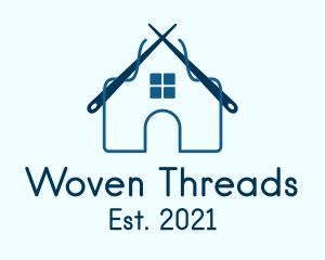 Blue Yarn House  logo design