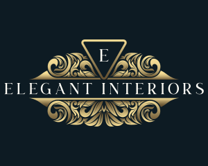 Luxury Wreath Ornament logo design