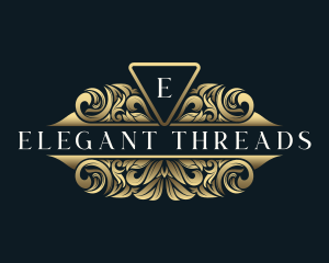 Luxury Wreath Ornament logo design