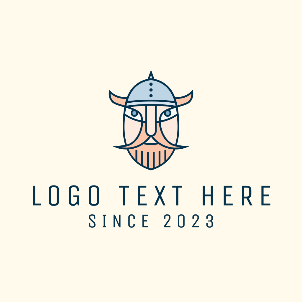 Modern Professional Logo For Sport Team Viking Mascot Vikings