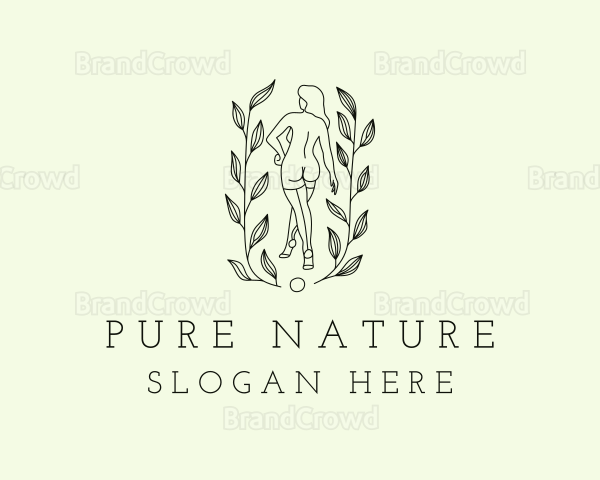 Nature Naked Lady Logo
