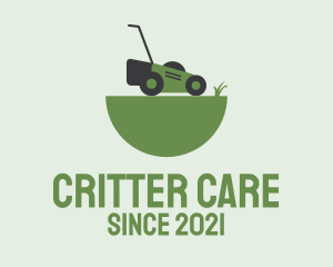 Garden Care Lawn Mower logo design