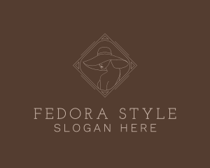 Fancy Woman Hat Style logo design