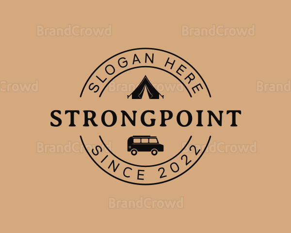 Outdoor Camping Adventure Logo