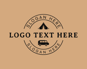 Outdoor Camping Adventure Logo