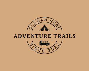 Outdoor Camping Adventure logo design