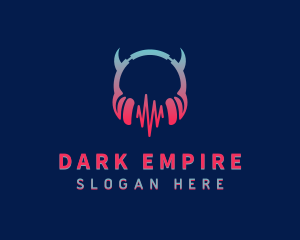 Evil - Evil Nightclub Headset logo design