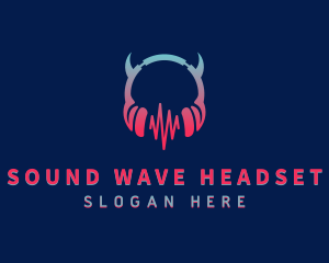 Headset - Evil Nightclub Headset logo design