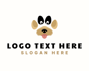 Paw - Pet Dog Paw logo design