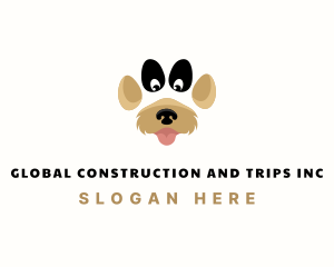Veterinarian - Pet Dog Paw logo design