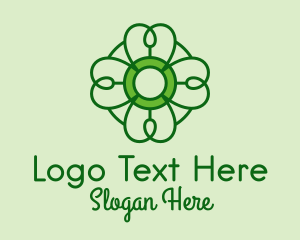 Green - Irish Lucky Shamrock logo design